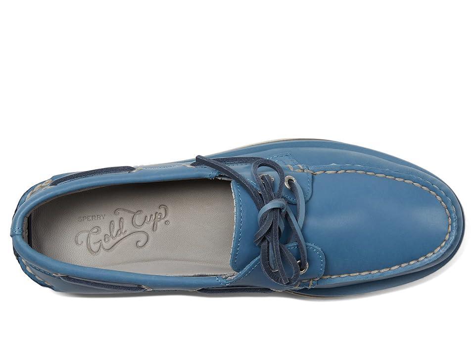 Sperry Gold Authentic Original 2-Eye (Blue) Men's Shoes Product Image