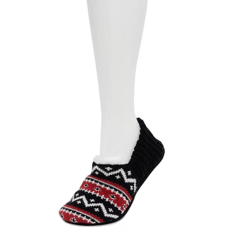 Womens Cuddl Duds Cozy Snug Ballerina Slipper Socks Product Image