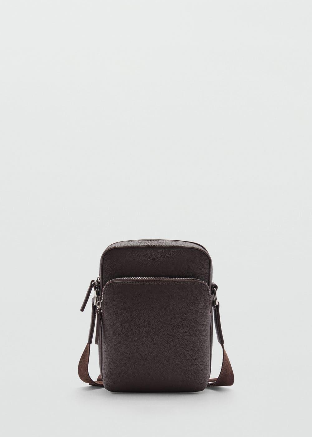 MANGO MAN - Leather-effect shoulder bag - One size - Men Product Image