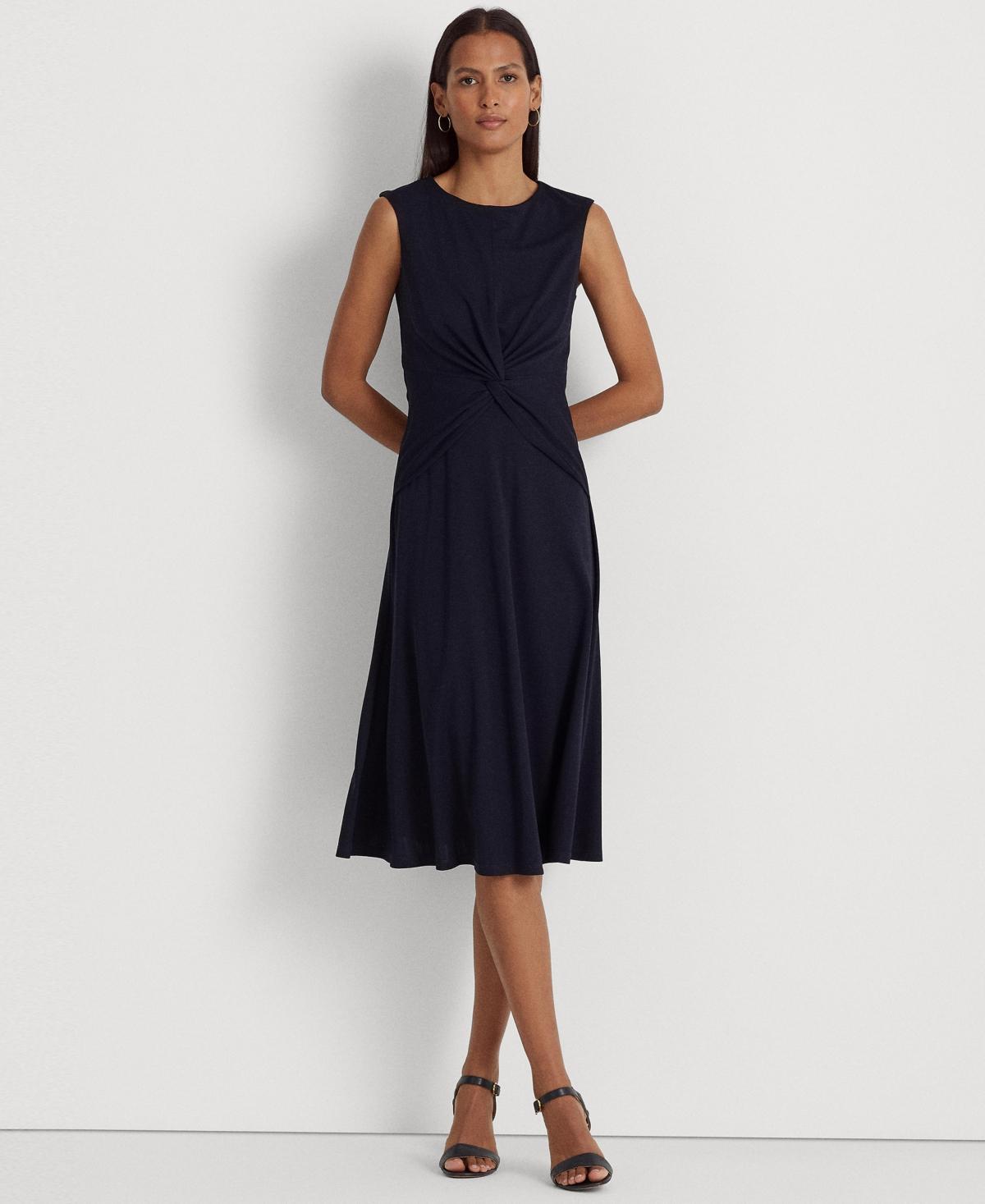 Lauren Ralph Lauren Twist Front Jersey Dress Women's Dress Product Image