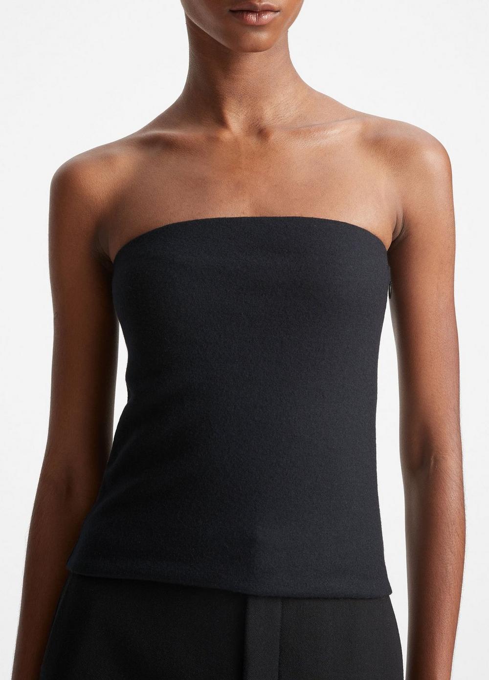 Wool-Blend Strapless Top Product Image