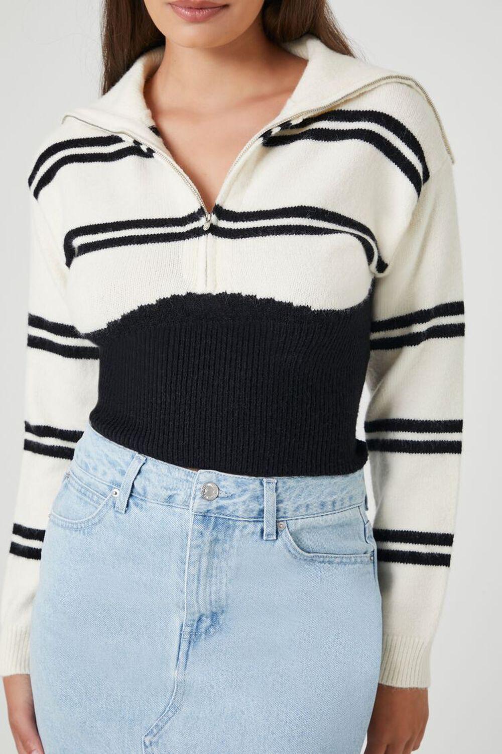 Striped Colorblock Combo Sweater | Forever 21 Product Image