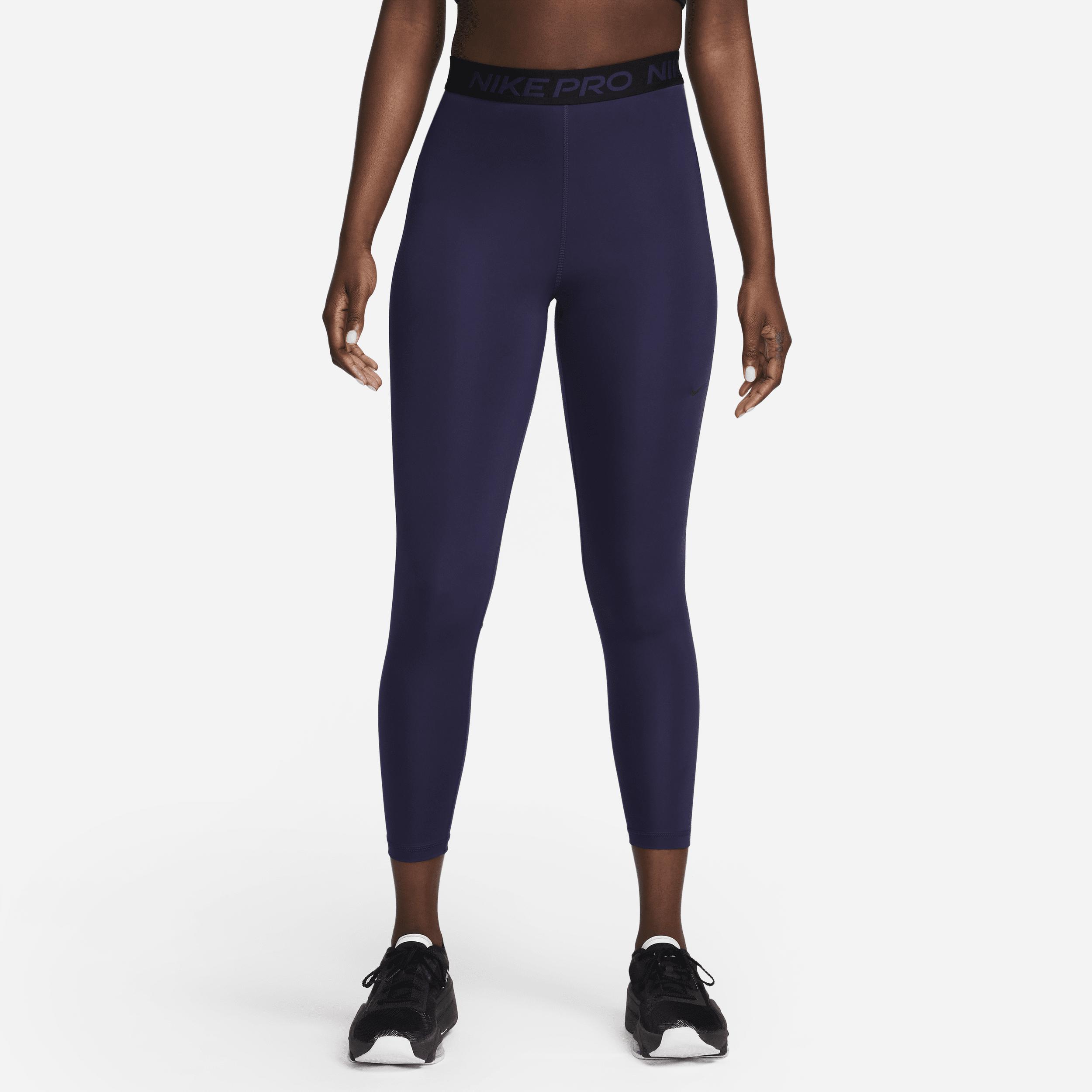 Womens Nike Pro 365 High-Waisted 7/8 Mesh Panel Leggings Product Image