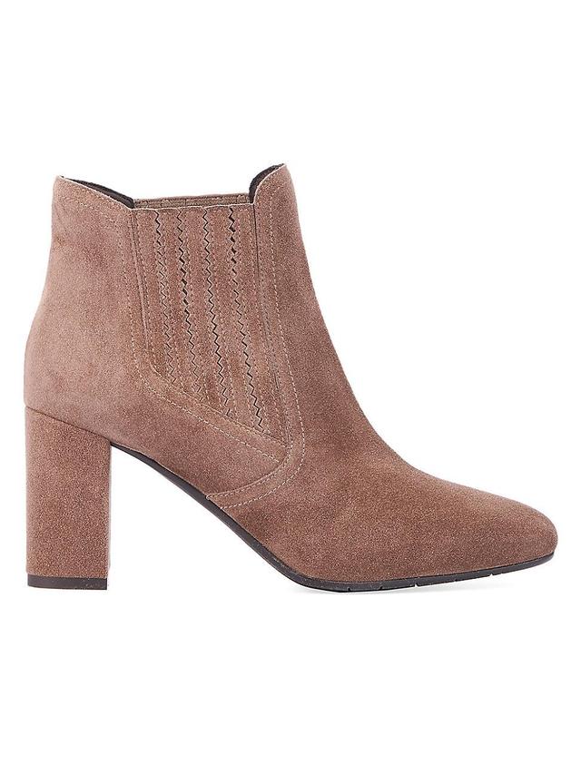 Womens Lanna 75MM Silky Suede Booties Product Image