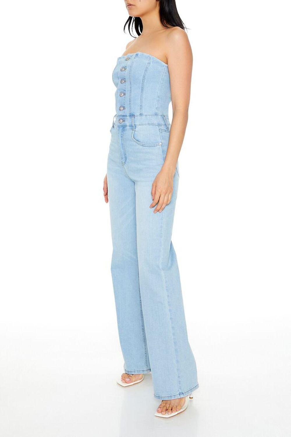 Strapless Denim Jumpsuit | Forever 21 Product Image