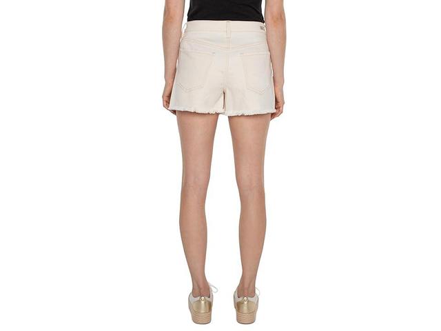 Liverpool Los Angeles Utility High Waist Fray Hem Shorts Product Image