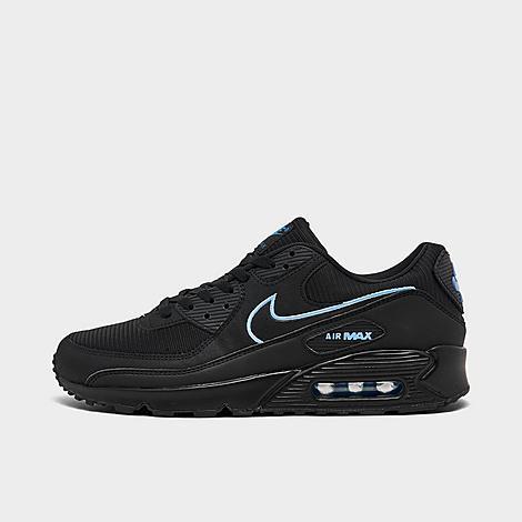 Nike Mens Air Max 90 Casual Shoes in Black/Black Size 10.0 Leather Product Image