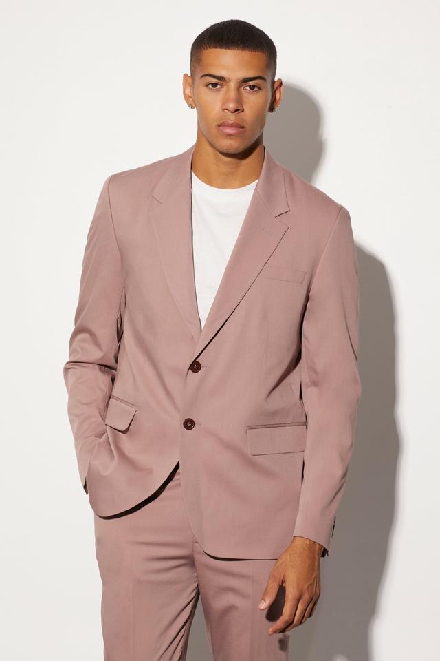 Oversized Boxy Single Breasted Suit Jacket | boohooMAN USA Product Image