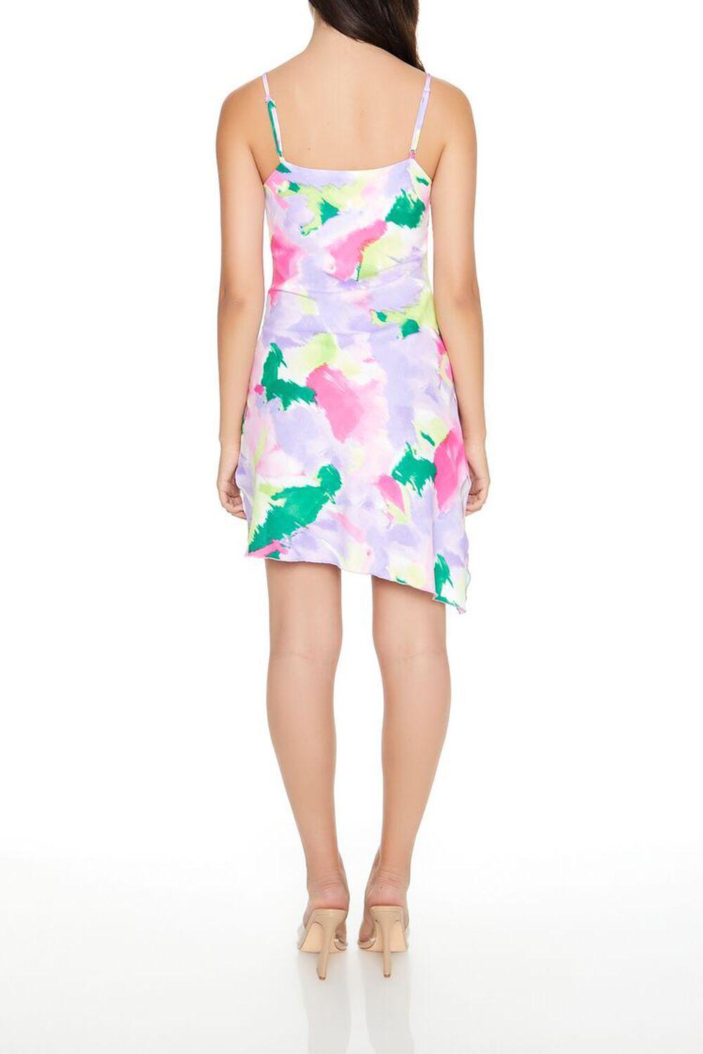 Watercolor Print Mini Slip Dress | Forever 21 Product Image