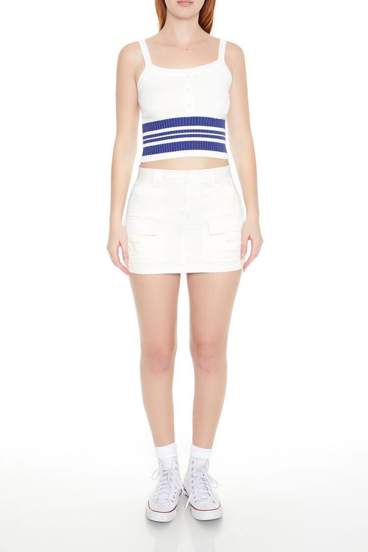 Poplin Cargo Mini Skirt | Forever 21 Product Image