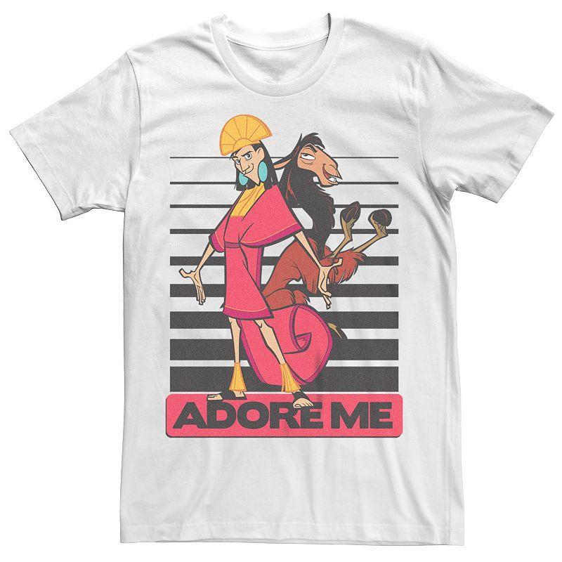 Big & Tall Disney Emperors New Groove Adore Me Stripes Tee, Mens Product Image