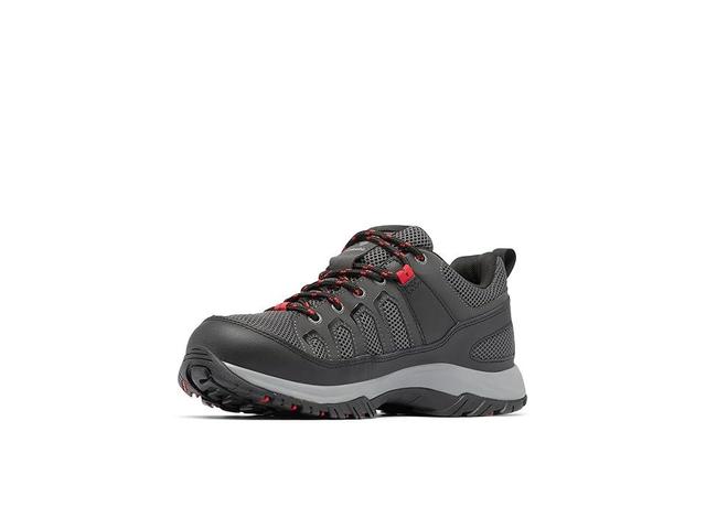 Columbia Granite Trail Waterproof (Shark/Mountain Red) Men's Climbing Shoes Product Image