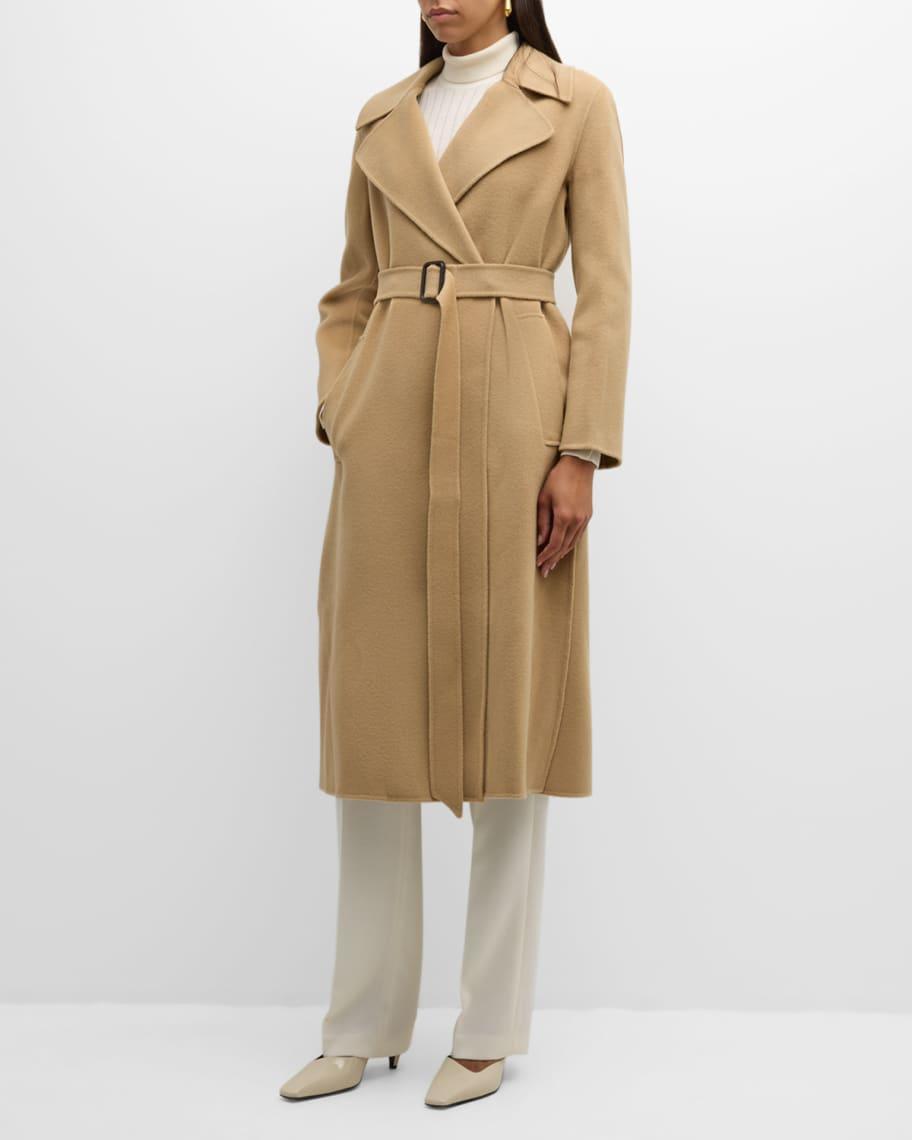 Manu Belted Wool Trench Coat product image