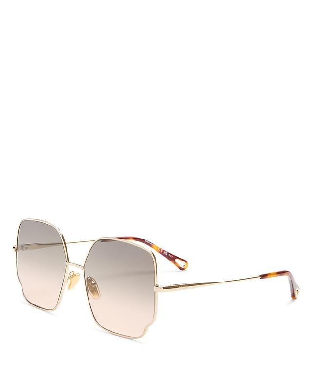 Chlo 60mm Gradient Square Sunglasses Product Image