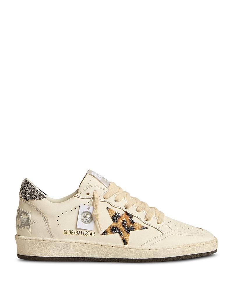 Golden Goose Womens Ball Star Lace Up Low Top Sneakers Product Image