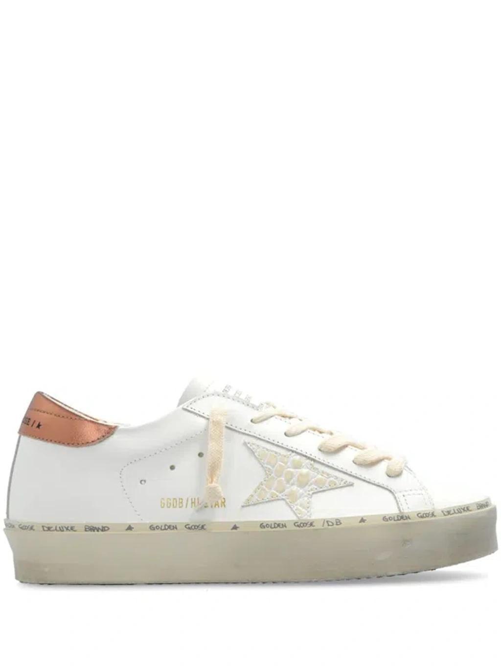 GOLDEN GOOSE Deluxe Brand Star Glittered Low In White Product Image