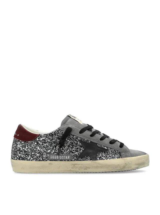 GOLDEN GOOSE Super-star Classic Leather Sneakers In Metallic Product Image