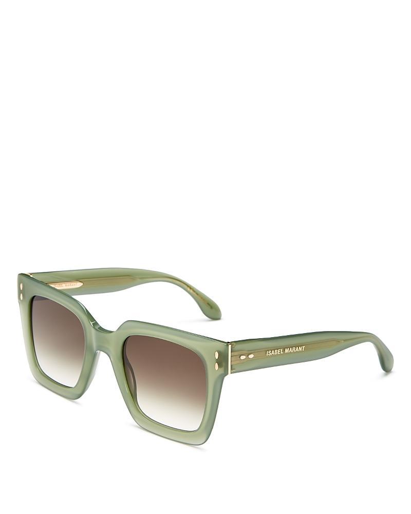 Womens 53MM Square Sunglasses Product Image