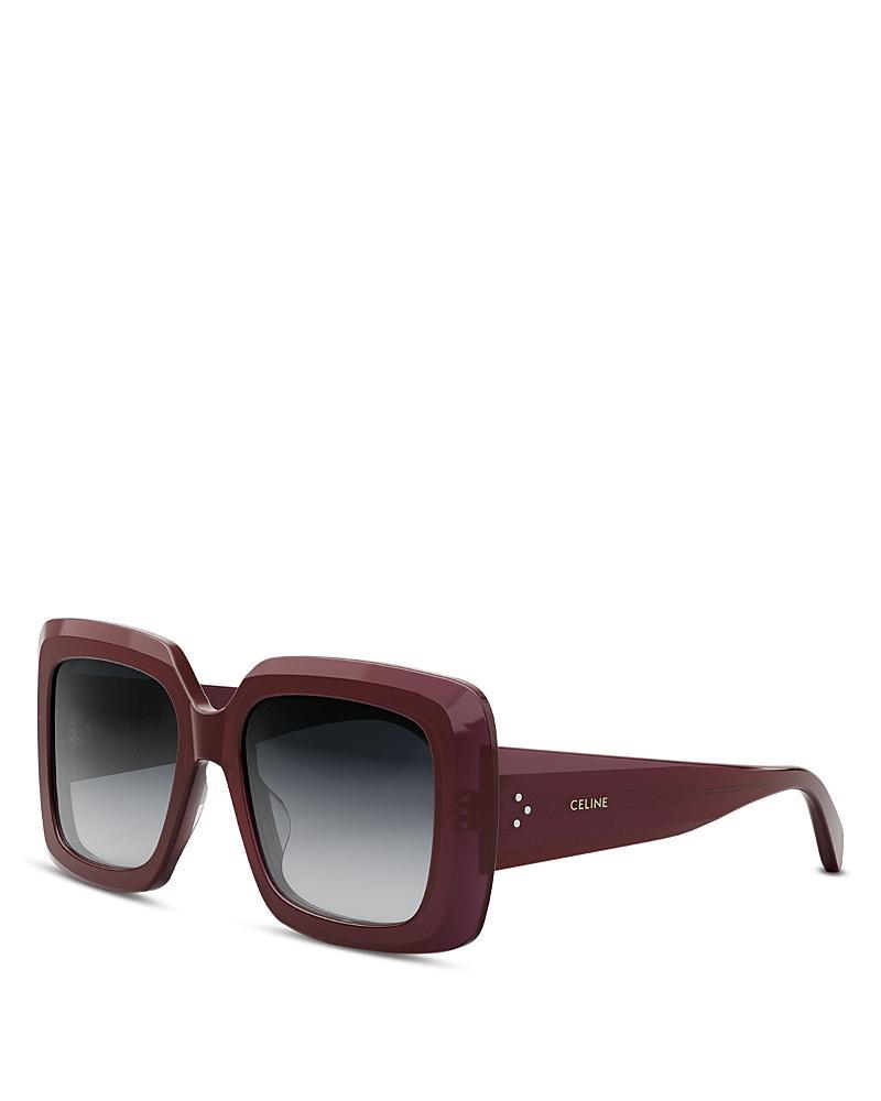 Womens Bold 54MM Square Sunglasses Product Image