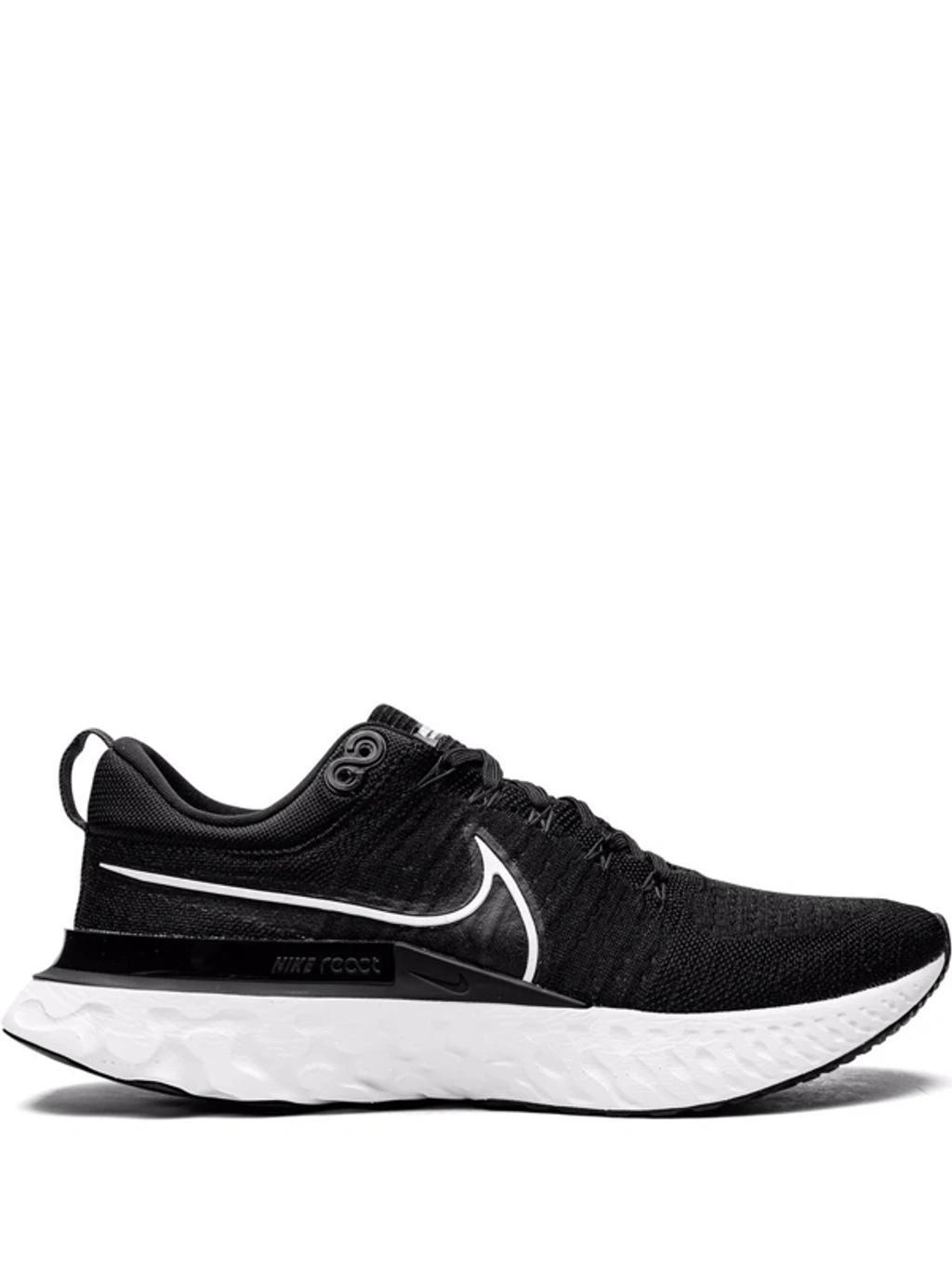 NIKE React Infinity Run Flyknit 2 Sneakers In Black Product Image