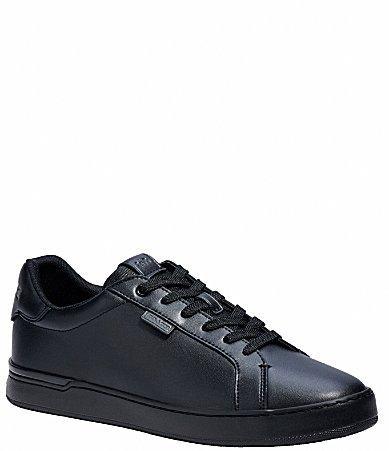 COACH Mens Lowline Low Top Leather Sneakers Product Image