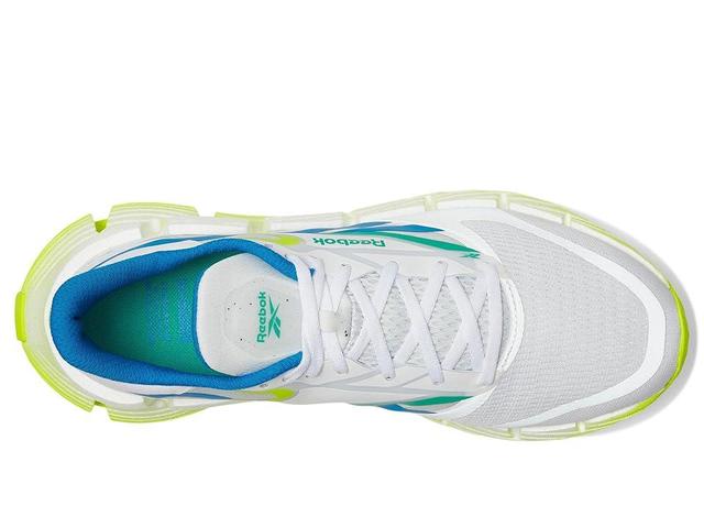 Reebok Floatzig 1 Digital Lime/Kinetic Blue) Men's Running Shoes Product Image