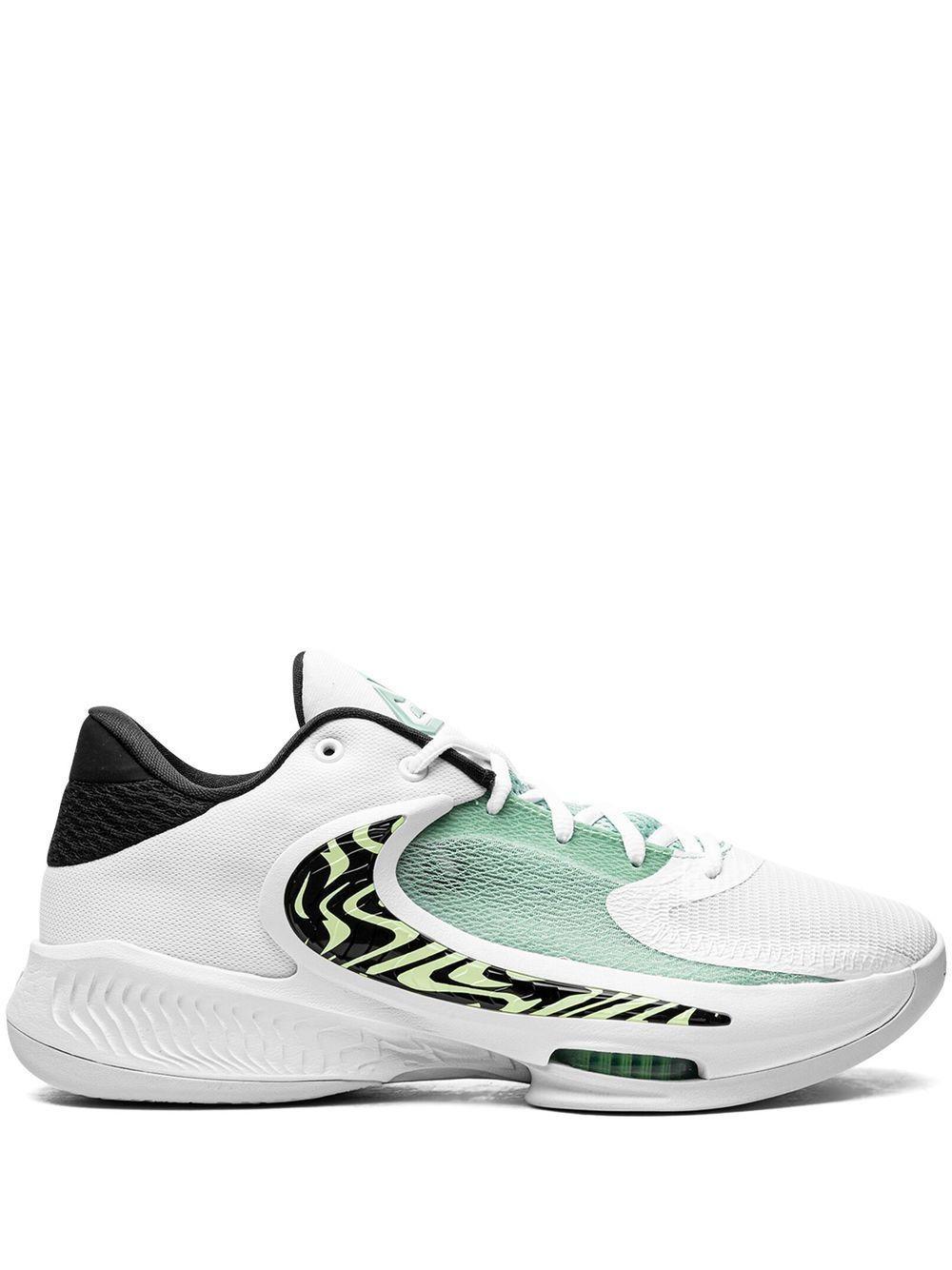 NIKE Men's Giannis Freak 4 "greek Coastline" Basketball Shoes In White/black/volt Product Image