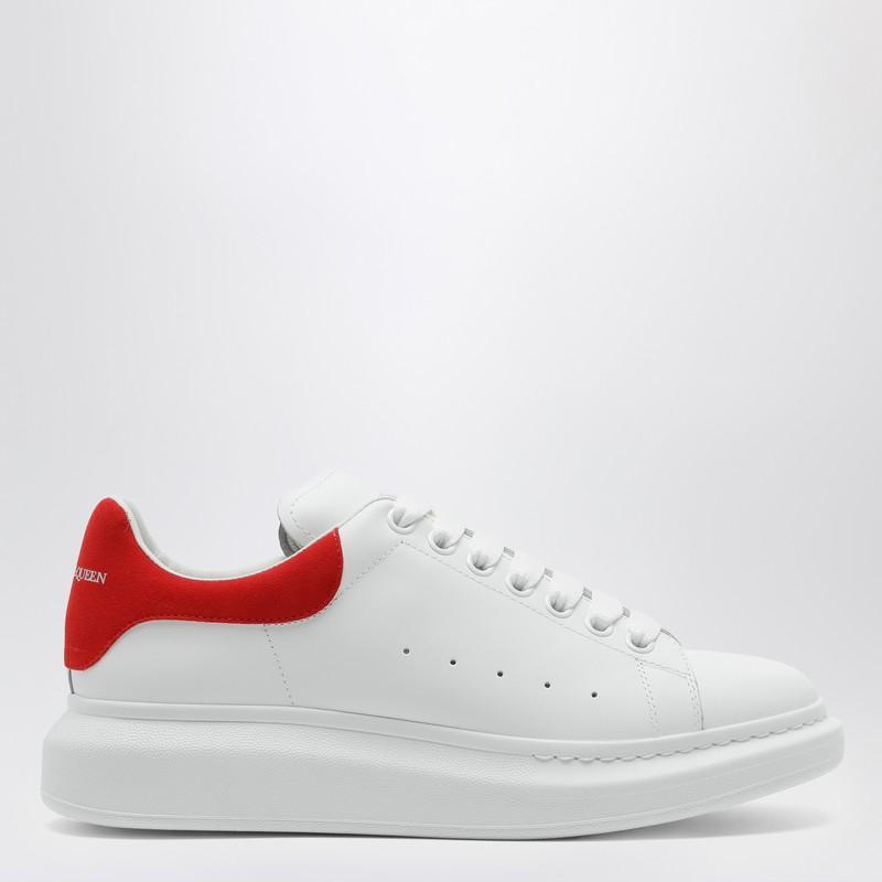 Men's White/red Oversize Sneakers In Multicolor Product Image