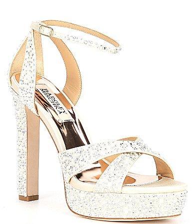 Badgley Mischka Collection Fizzy Ankle Strap Platform Sandal Product Image