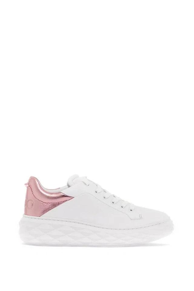 JIMMY CHOO Women's Diamond Maxi/f Ii Sneakers In White Product Image