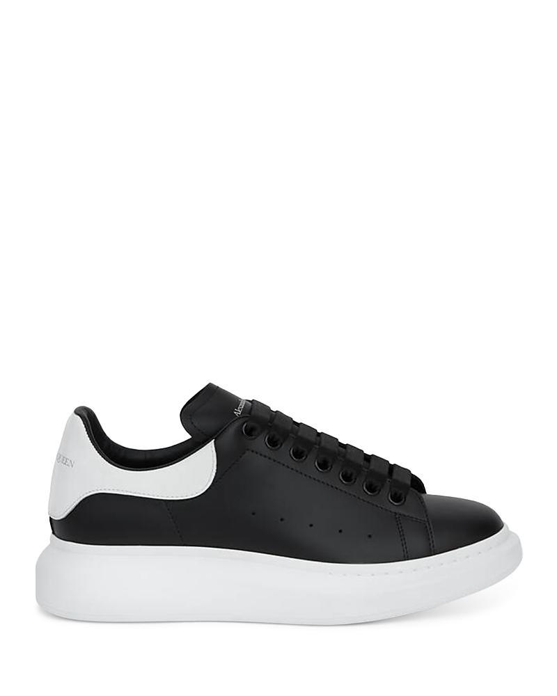 Mens Oversized Leather Platform Sneakers Product Image