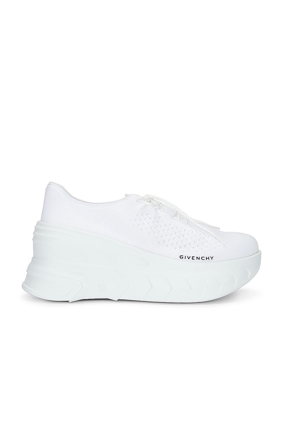 Givenchy Marshmallow Wedge Sneaker in White - White. Size 41 (also in 39). Product Image