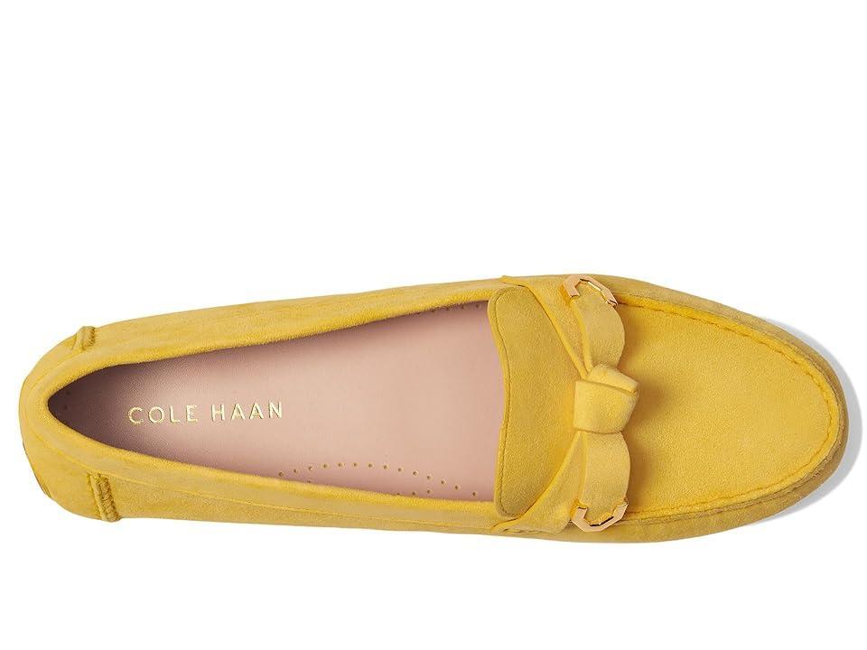 Cole Haan Evelyn Bow Driver (Sunset Gold Suede) Women's Shoes Product Image