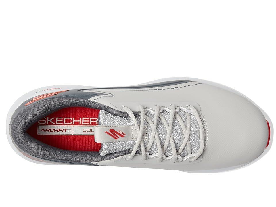 Skechers GO GOLF Go Golf Max-3 (Grey/Red) Men's Shoes Product Image