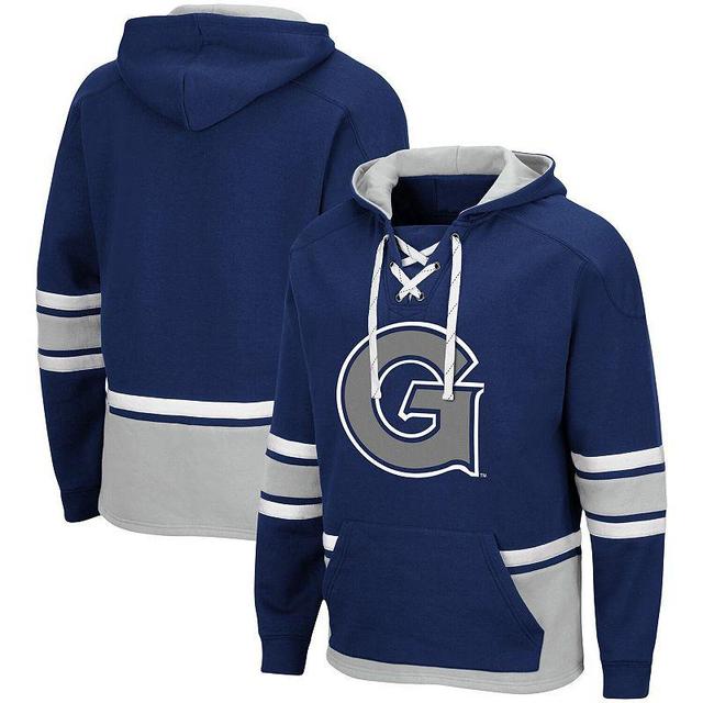 Mens Colosseum Navy Georgetown Hoyas Lace Up 3.0 Pullover Hoodie Grg Blue Product Image