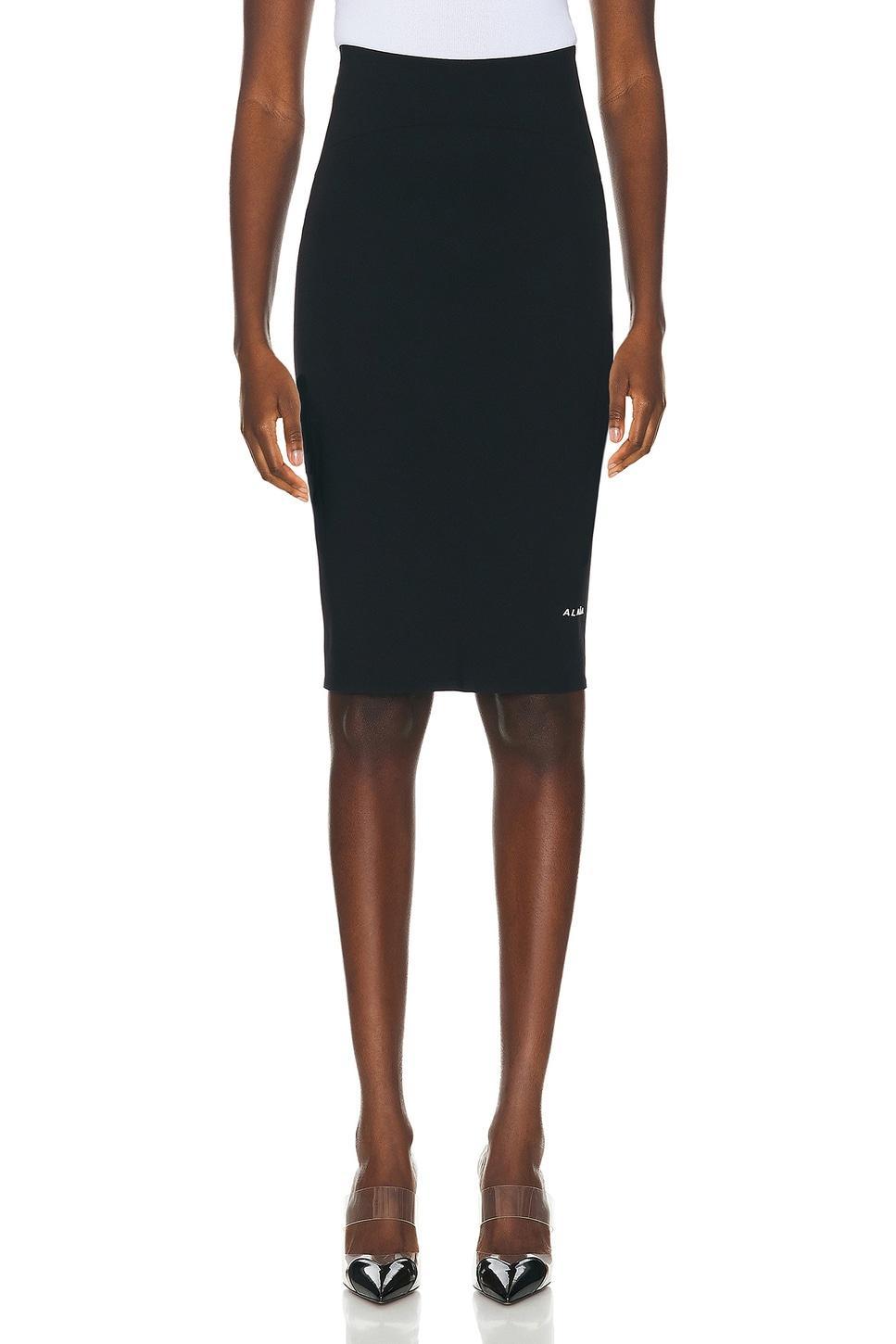 ALAÏA Sculpting Skirt in Black Product Image