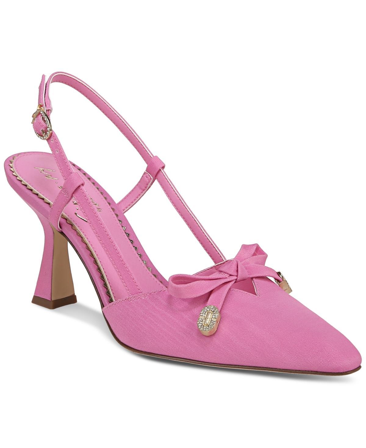 Circus Ny by Sam Edelman Womens Monica Pointed-Toe Slingback Bow Pumps Product Image