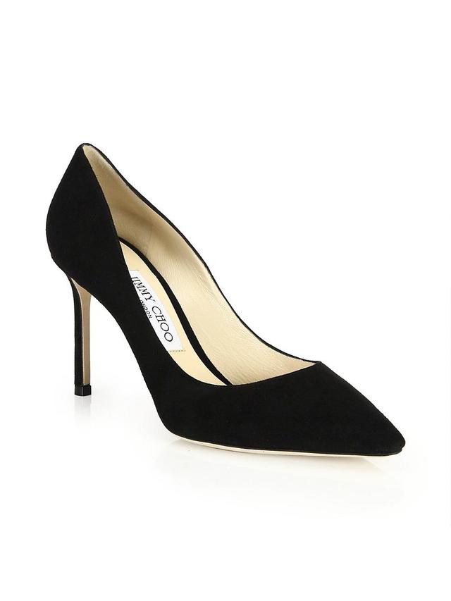 Womens Romy 85MM Suede Pumps Product Image