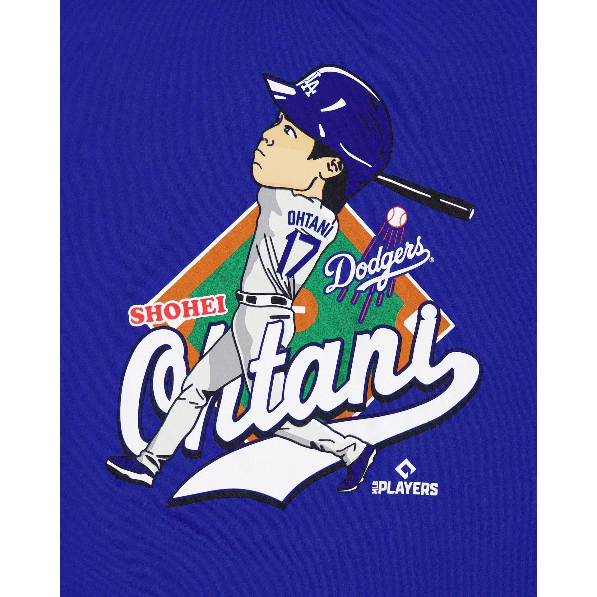 Los Angeles Dodgers Shohei Ohtani Blue T-Shirt Male Product Image