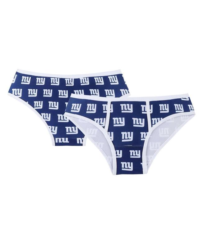 Womens Concepts Sport Royal New York Giants Gauge Allover Print Knit Panties Product Image