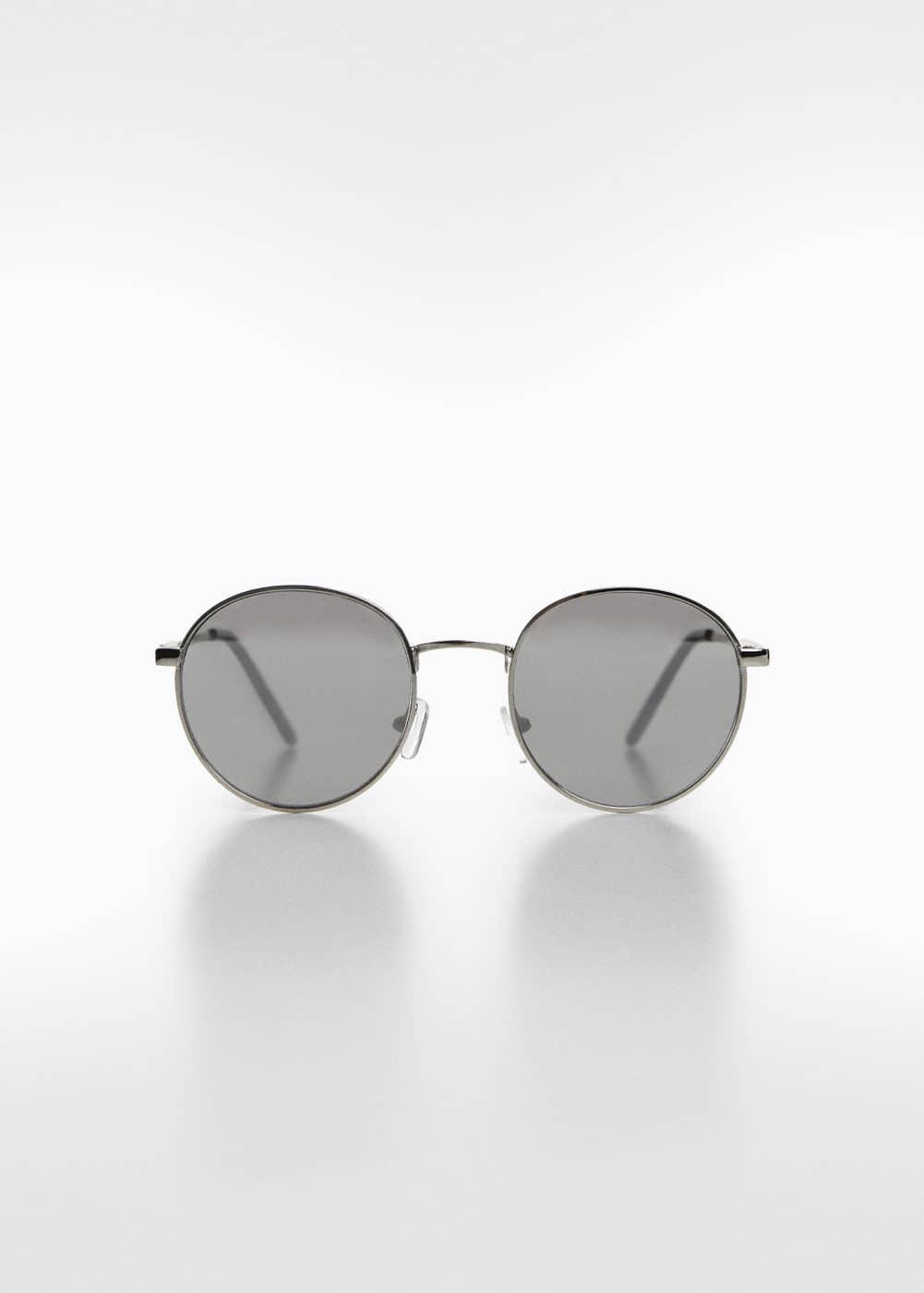 MANGO MAN - Round Metal Sunglasses - One size - Men Product Image