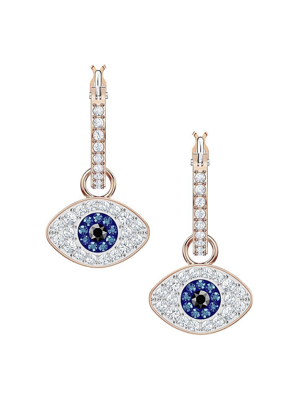 Swarovski Evil Eye Hoop Earrings Product Image