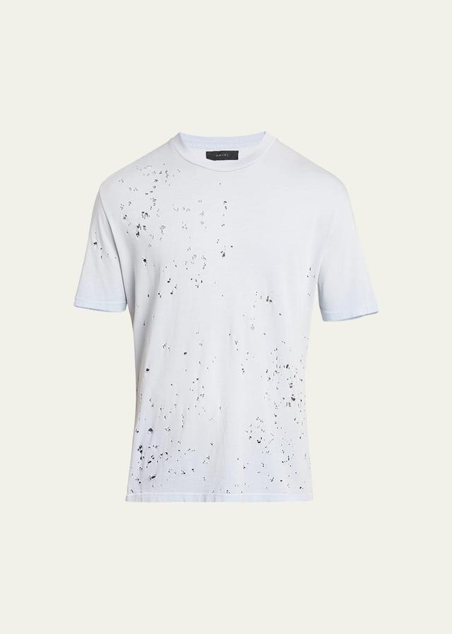 Mens Washed Distressed T-Shirt Product Image