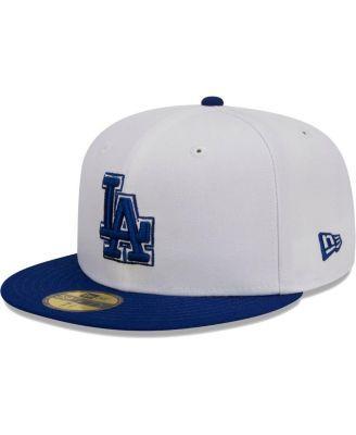 Mens New Era White Los Angeles Dodgers Optic 59FIFTY Fitted Hat - White Product Image