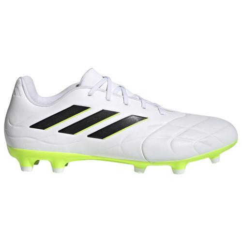 adidas Mens Copa Pure.3 FG - Soccer Shoes Lucid Lemon/Core Black/White Product Image