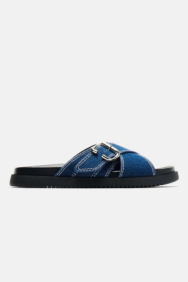 Your Only Pick Casual Slides - Denim Product Image