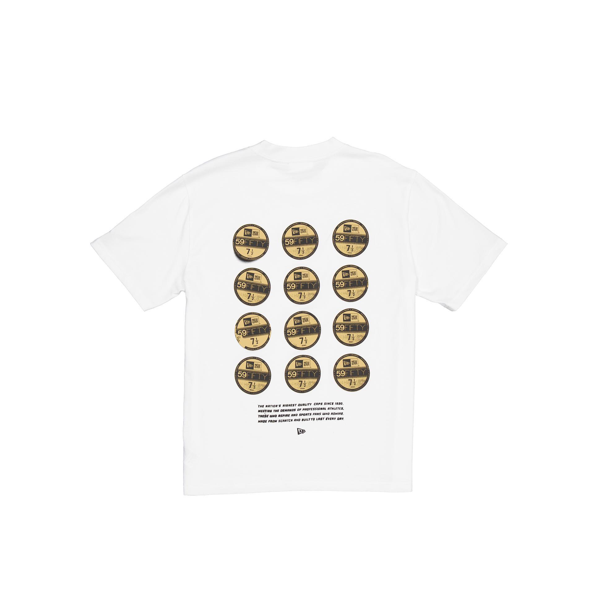 Brand New Era Medallion Graphic Optic White T-Shirt Male Product Image