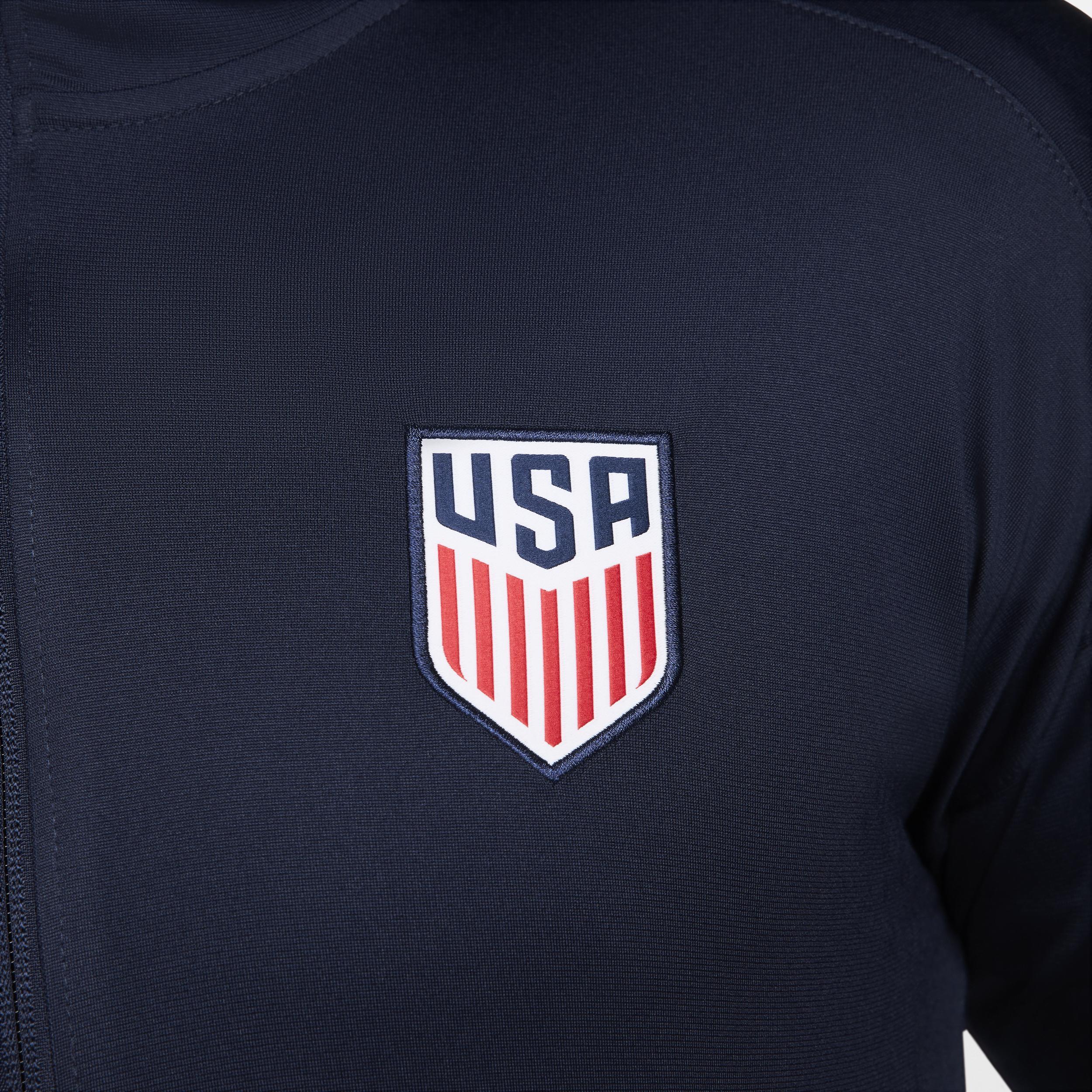 Mens Nike Navy Usmnt 2024 Strike Full-Zip Hoodie Track Jacket Product Image