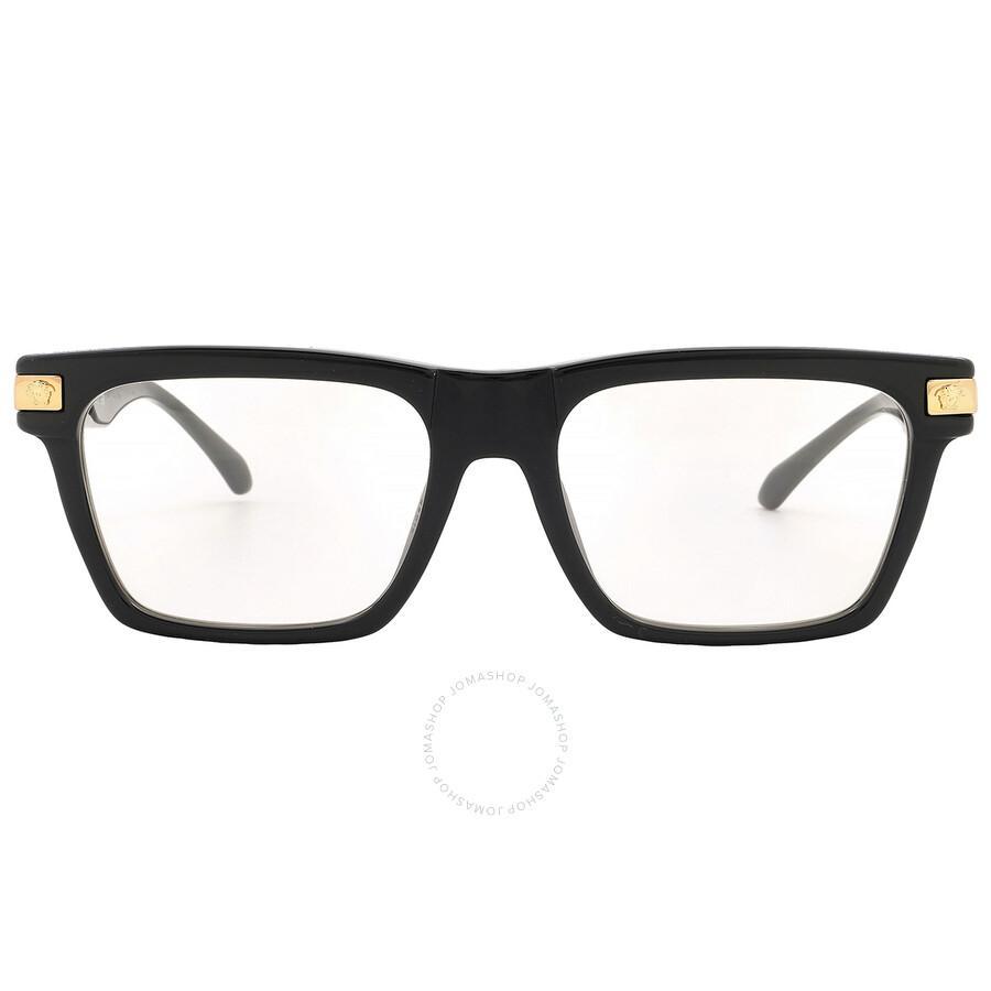 VERSACE Demo Rectangular Men's Eyeglasses Ve3354 Gb1 55 In Black Product Image