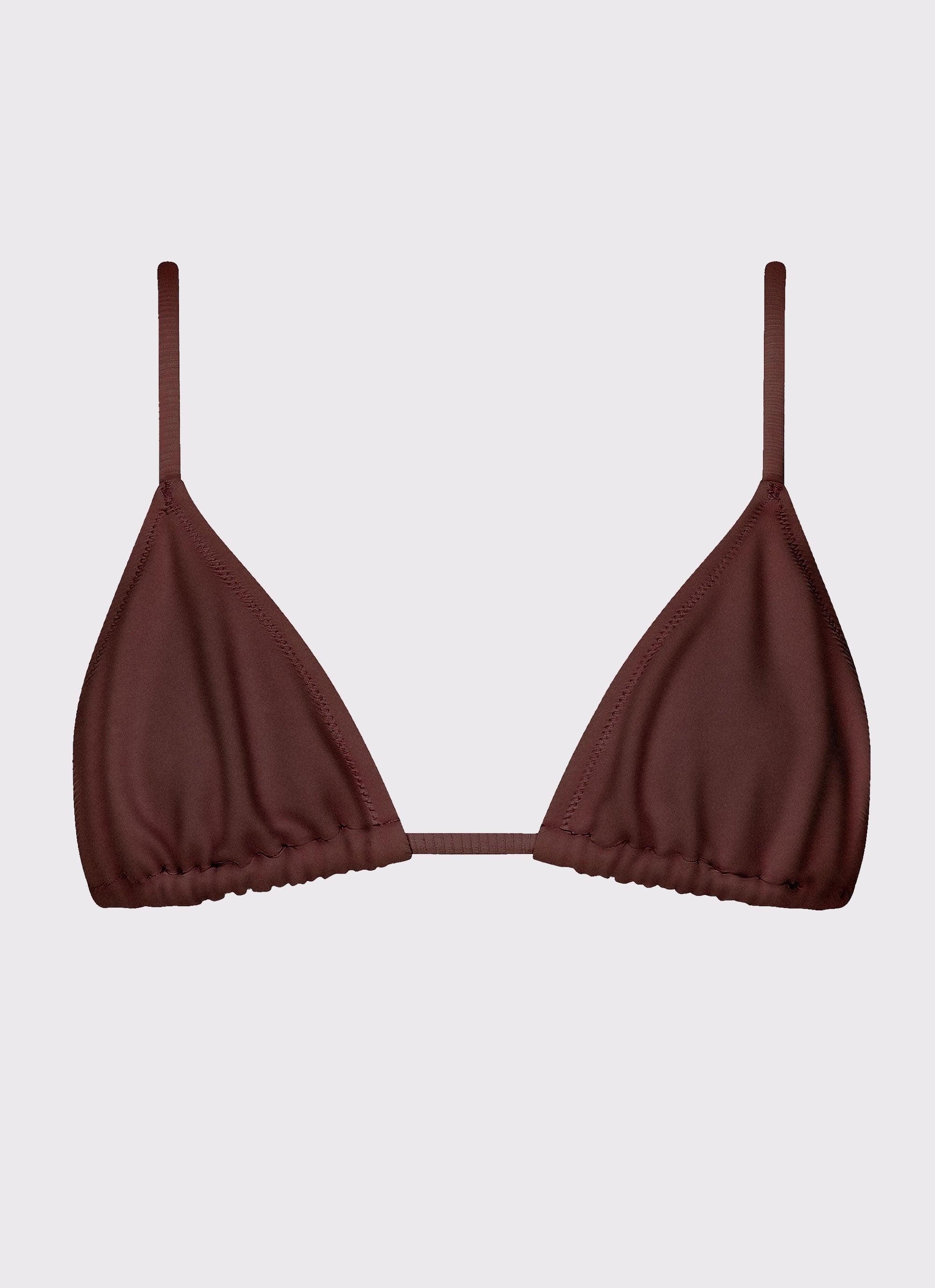 Calista Bikini Top - Brown Product Image